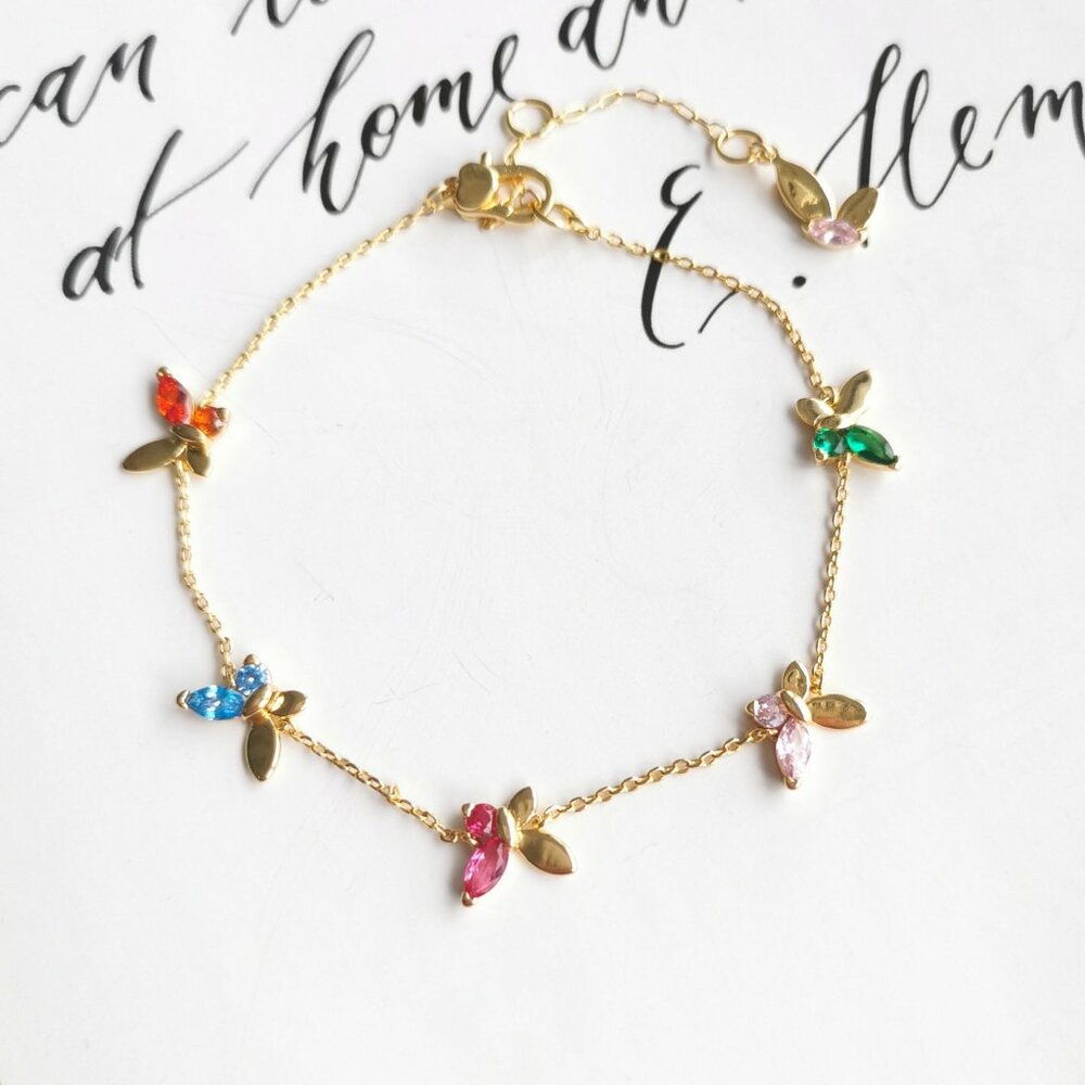 Kate Spade social butterfly multi color bracelet